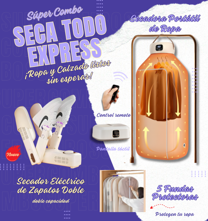 Súper Combo “Seca Todo Express”